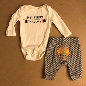 Newborn thanksgiving outfit